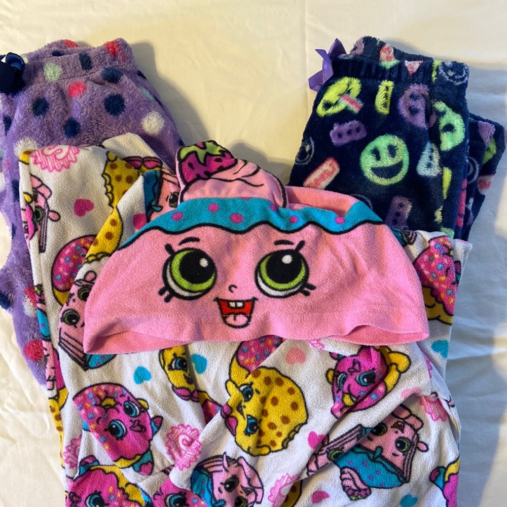 Girls Size 5 pajamas 3-piece lot